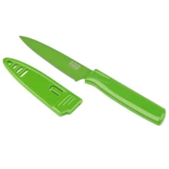 Kuhn Rikon Colori 4" Paring Knife -Professional Kitchen Tool Store 2812 greenx1000 1