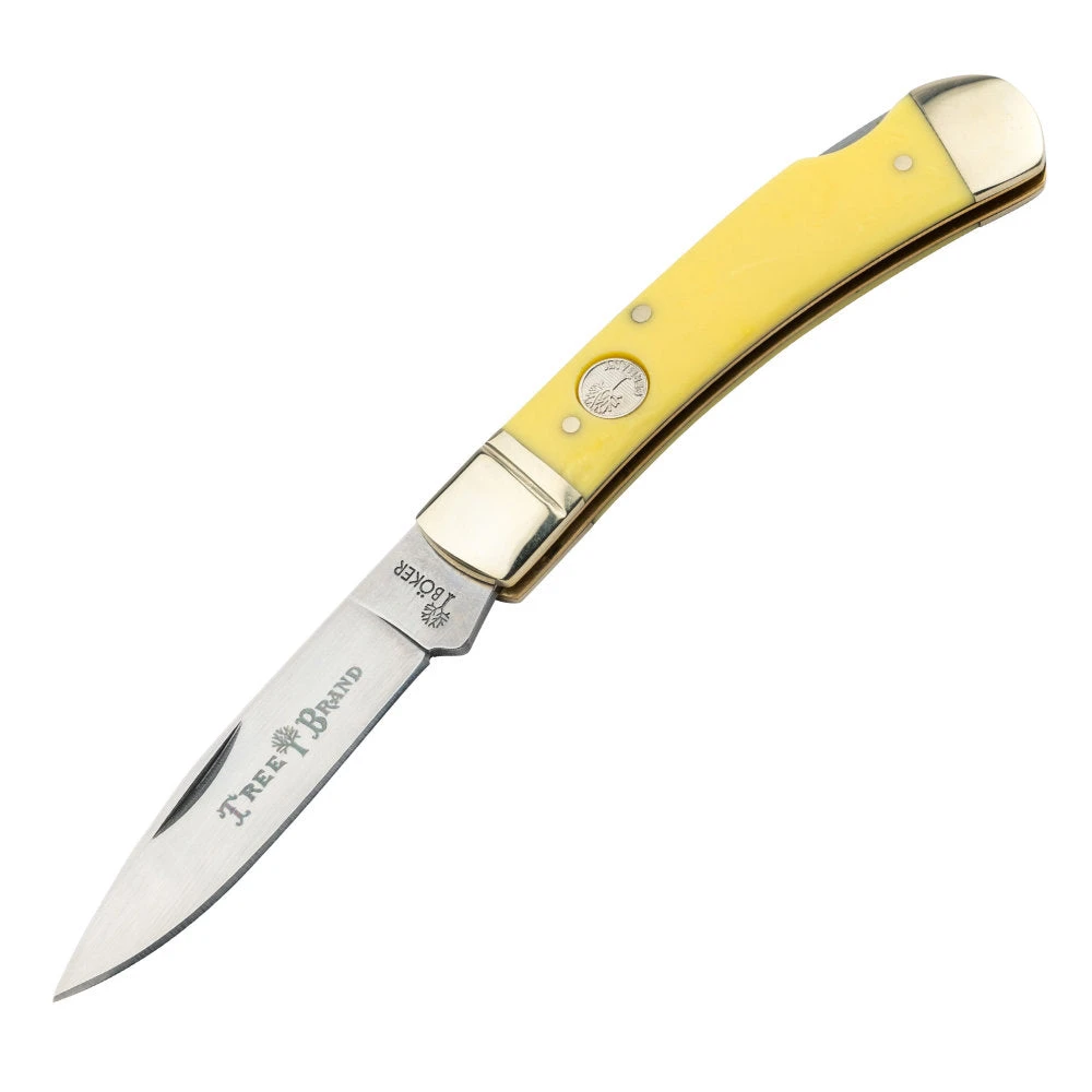 Boker TS 2.0 Yellow Delrin Lockback Folding Knife 3 Boker TS 2.0 Yellow Delrin Lockback Folding Knife