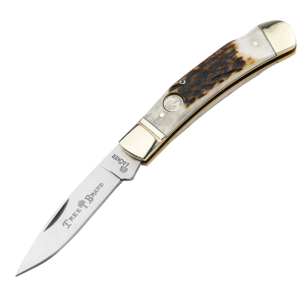 Boker TS 2.0 Stag Horn Lockback Folding Knife 3 Boker TS 2.0 Stag Horn Lockback Folding Knife