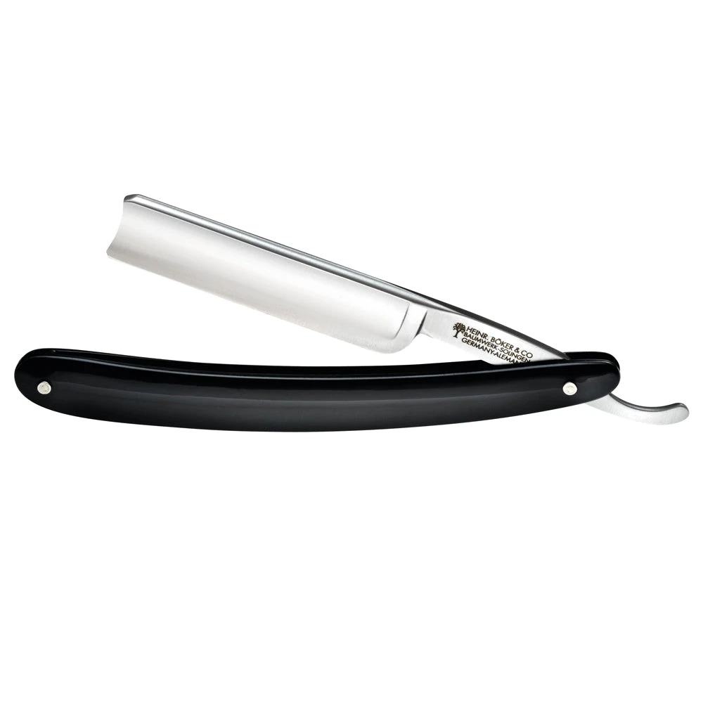 Boker Classic Black Spanish Head Straight Razor 3 Boker Classic Black Spanish Head Straight Razor