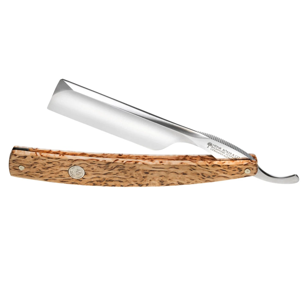 Boker The Celebrated Curly Birch Straight Razor 2 Boker The Celebrated Curly Birch Straight Razor