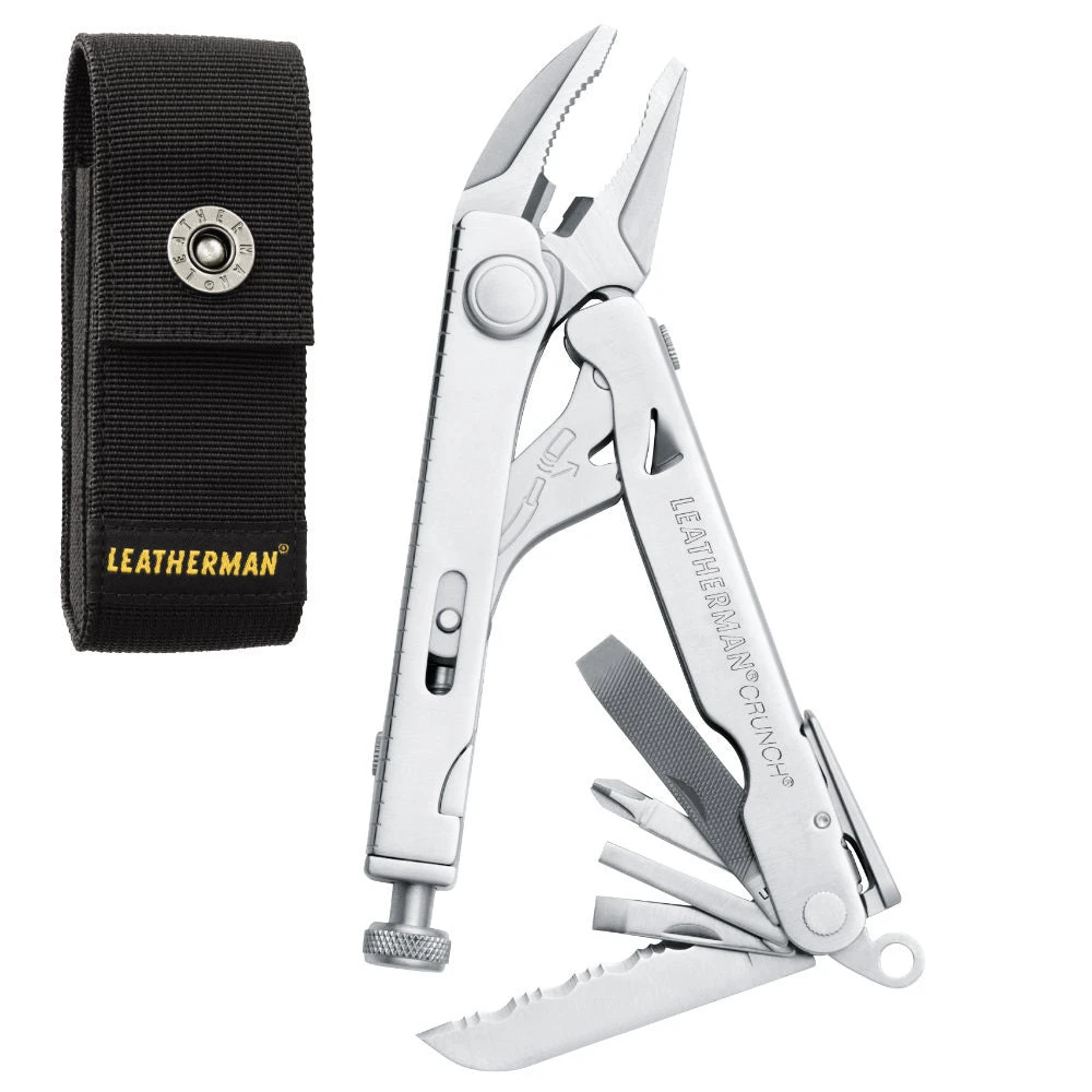 Leatherman Crunch Multi-Tool With Nylon Sheath 3 Leatherman Crunch Multi-Tool With Nylon Sheath