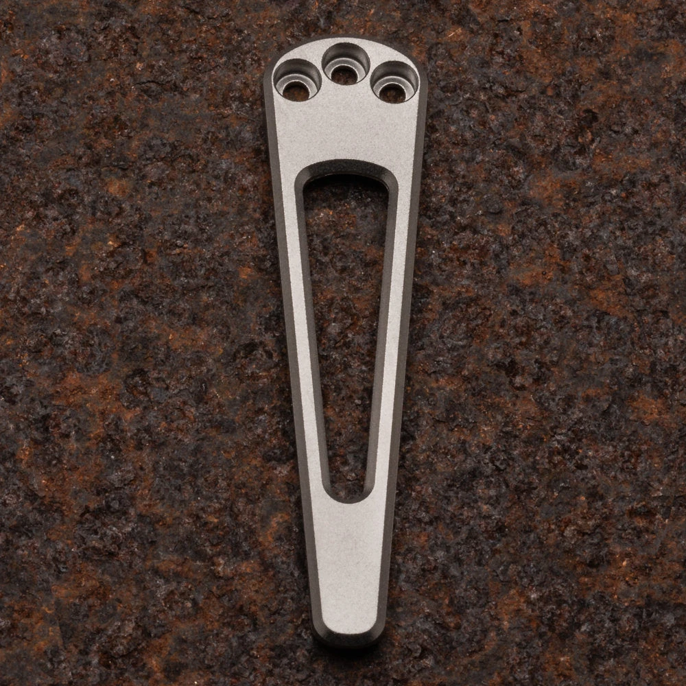 Daily Customs 3H Window Titanium Pocket Clip 3 Daily Customs 3H Window Titanium Pocket Clip