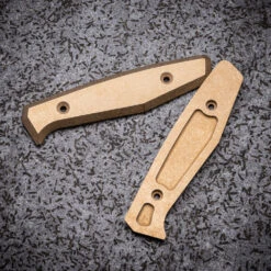 Daily Customs Bronzed Aluminum Handles For The Boker AK1 Daily Knife