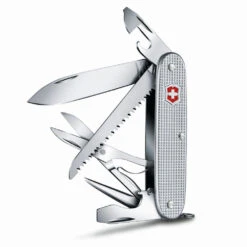Victorinox Farmer X Alox Swiss Army Knife 10 Victorinox Farmer X Alox Swiss Army Knife -Professional Kitchen Tool Store Farmer X Open Side View x1000