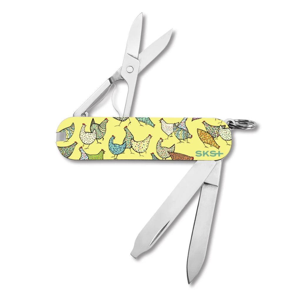 Victorinox Funky Chickens Classic SD Designer Swiss Army Knife 4 Victorinox Funky Chickens Classic SD Designer Swiss Army Knife - Image 2