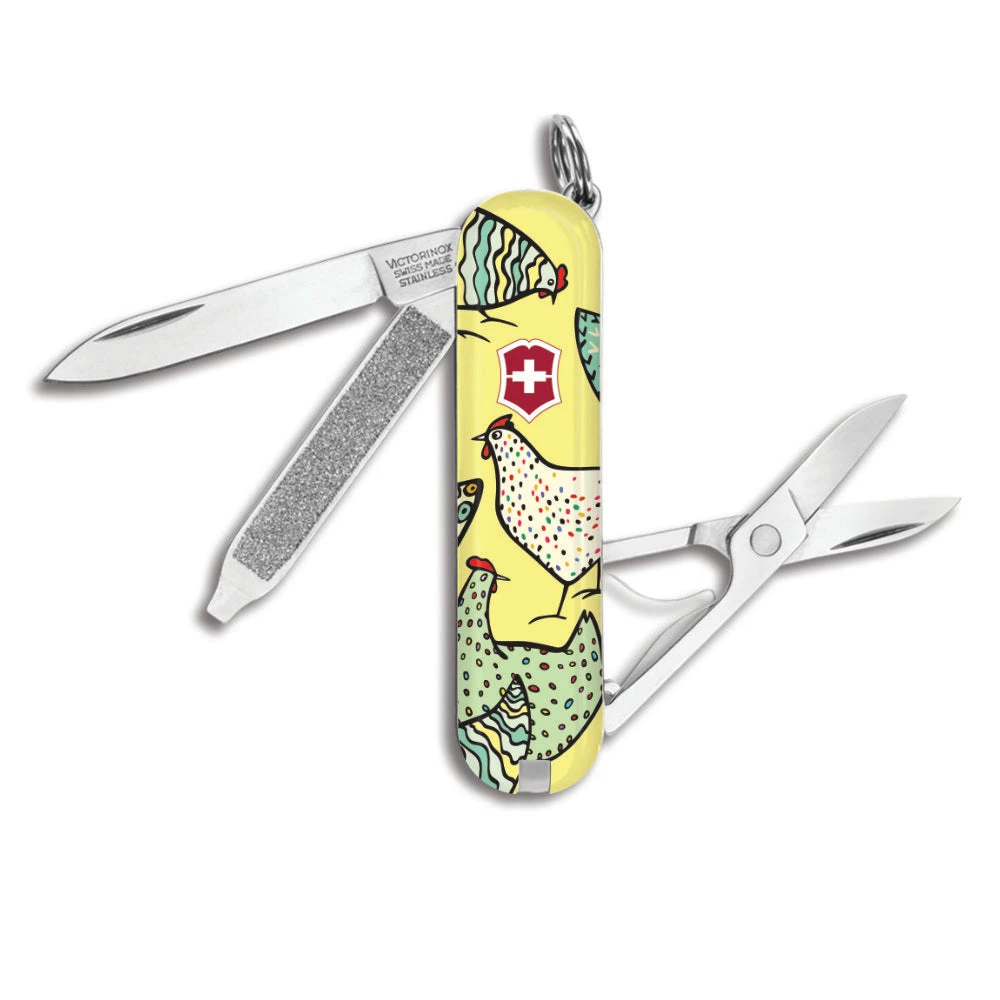 Victorinox Funky Chickens Classic SD Designer Swiss Army Knife 3 Victorinox Funky Chickens Classic SD Designer Swiss Army Knife