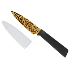 Kuhn Rikon Colori+ Patterns 4" Paring Knife -Professional Kitchen Tool Store KR28603 28604 Leopard Parer