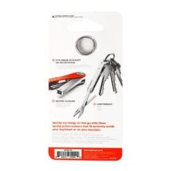 KeySmart Nano Scissors -Professional Kitchen Tool Store KS107SS KeySmart Nano Scissors Package Back