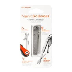 KeySmart Nano Scissors -Professional Kitchen Tool Store KS107SS KeySmart Nano Scissors Package x1000