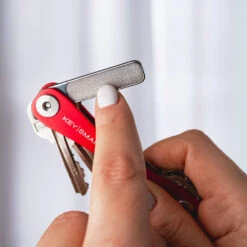 KeySmart NanoFile Keychain Nail File And Mirror 11 KeySmart NanoFile Keychain Nail File And Mirror -Professional Kitchen Tool Store KS112SS KeySmart NanoFile Filing Nails