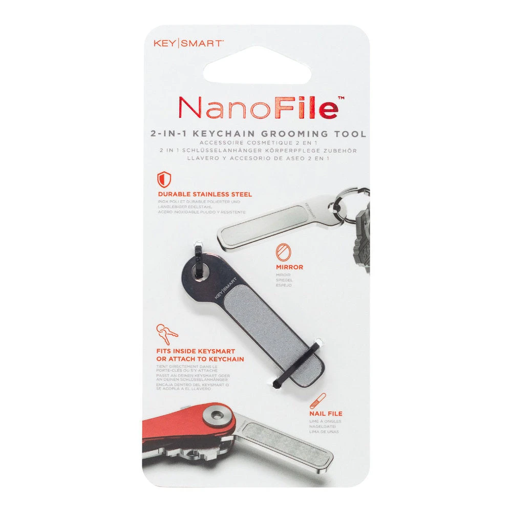 KeySmart NanoFile Keychain Nail File And Mirror 5 KeySmart NanoFile Keychain Nail File And Mirror - Image 3