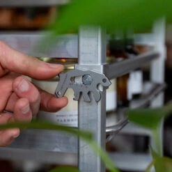 KeySmart AllTul Bear Keychain Multi-tool -Professional Kitchen Tool Store KS824 SS BER Lifestyle Wrench BakersRack