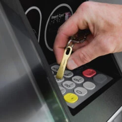 CleanKey Mini Brass Tool By KeySmart -Professional Kitchen Tool Store KS908BRS KeySmart CleanKey Mini ATM Buttons