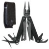 Leatherman Charge + Black Multi-Tool With Black MOLLE Sheath -Professional Kitchen Tool Store LT832599 Charge Plus Black Open