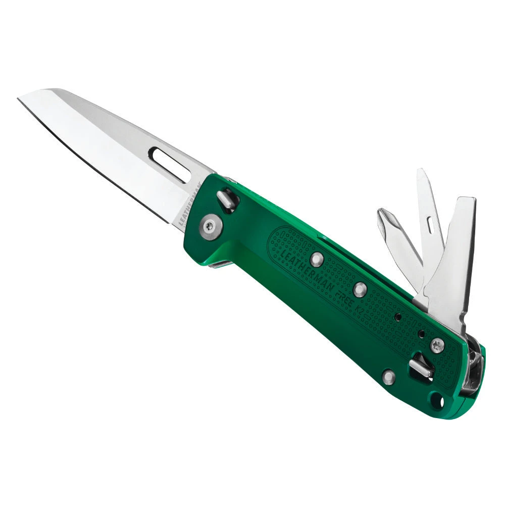 Leatherman FREE K2 Multipurpose Knife, Evergreen 3 Leatherman FREE K2 Multipurpose Knife, Evergreen