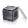 Microplane Cube Grater -Professional Kitchen Tool Store MP34002 Microplane Cube Grater Black with Lid