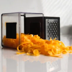 Microplane Cube Grater -Professional Kitchen Tool Store MP34002 Microplane Cube Grater Shredded Carrots