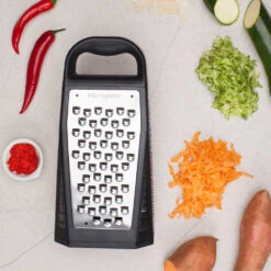 Microplane Elite Box Grater 11 Microplane Elite Box Grater -Professional Kitchen Tool Store MP34009 Microplane Elite Box Grater with Grated Foods