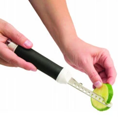 Microplane Ultimate 7-in-1 Mixologist Bar Tool -Professional Kitchen Tool Store MP41060 Microplane 7 in 1 Bar Tool Slicing Lime