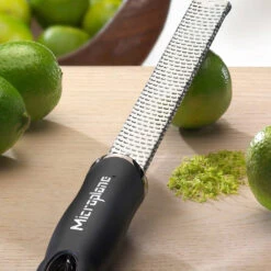 Microplane Premium Classic Zester/Grater -Professional Kitchen Tool Store MP46020 Microplane Grater Zester Close Up