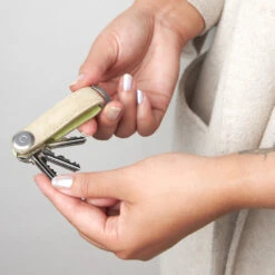 Star Wars Grogu Orbitkey Key Organizer -Professional Kitchen Tool Store OrbitkeyGroguInHandWithKeys