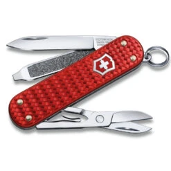 Victorinox Classic SD Precious Alox Swiss Army Knife -Professional Kitchen Tool Store SA06221401G Classic SD Precious Alox Iconic Red