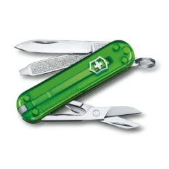 Victorinox Classic SD Swiss Army Knife, 2021 Translucent Colors -Professional Kitchen Tool Store SA06223T41 Victorinox Classic SD Green Tea