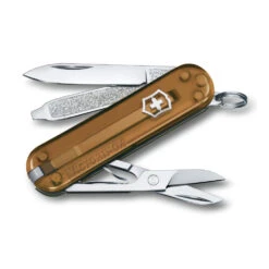 Victorinox Classic SD Swiss Army Knife, 2021 Translucent Colors -Professional Kitchen Tool Store SA06223T55 Victorinox Classic SD Chocolate Fudge