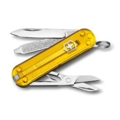 Victorinox Classic SD Swiss Army Knife, 2021 Translucent Colors -Professional Kitchen Tool Store SA06223T81 Victorinox Classic SD Tuscan Sun