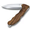 Victorinox Swiss Walnut Hunter Pro Lockblade Swiss Army Knife With Nylon Pouch -Professional Kitchen Tool Store SA0941163 Open