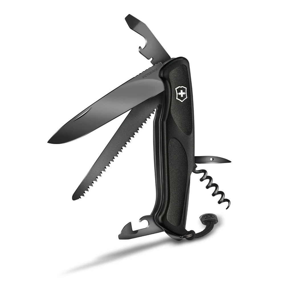Victorinox Onyx Black RangerGrip 55 Lockblade Swiss Army Knife 4 Victorinox Onyx Black RangerGrip 55 Lockblade Swiss Army Knife - Image 2