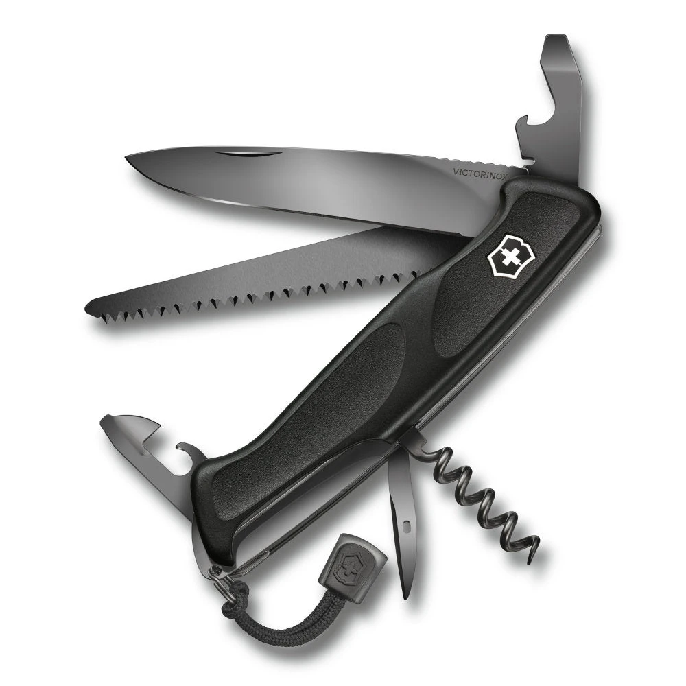 Victorinox Onyx Black RangerGrip 55 Lockblade Swiss Army Knife 3 Victorinox Onyx Black RangerGrip 55 Lockblade Swiss Army Knife