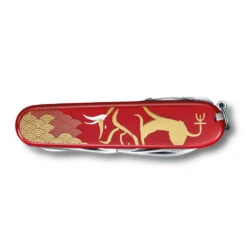 Victorinox Year Of The Ox Huntsman 2021 Limited Edition Swiss Army Knife -Professional Kitchen Tool Store SA13714E10 Year of the Ox Huntsman Swiss Army Knife Closed