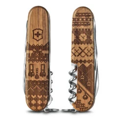 Victorinox Swiss Spirit Limited Edition 2023 Companion Wood Swiss Army Knife -Professional Kitchen Tool Store SA1390163L23 Companion Wood Swiss Spirit 2023 Front and Back