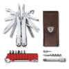 Victorinox SwissTool Spirit Plus Ratchet Pointed Multi-tool With Leather Box Sheath -Professional Kitchen Tool Store SA30236L SwissTool Spirit Plus Ratchet Pointed Leather Pouch