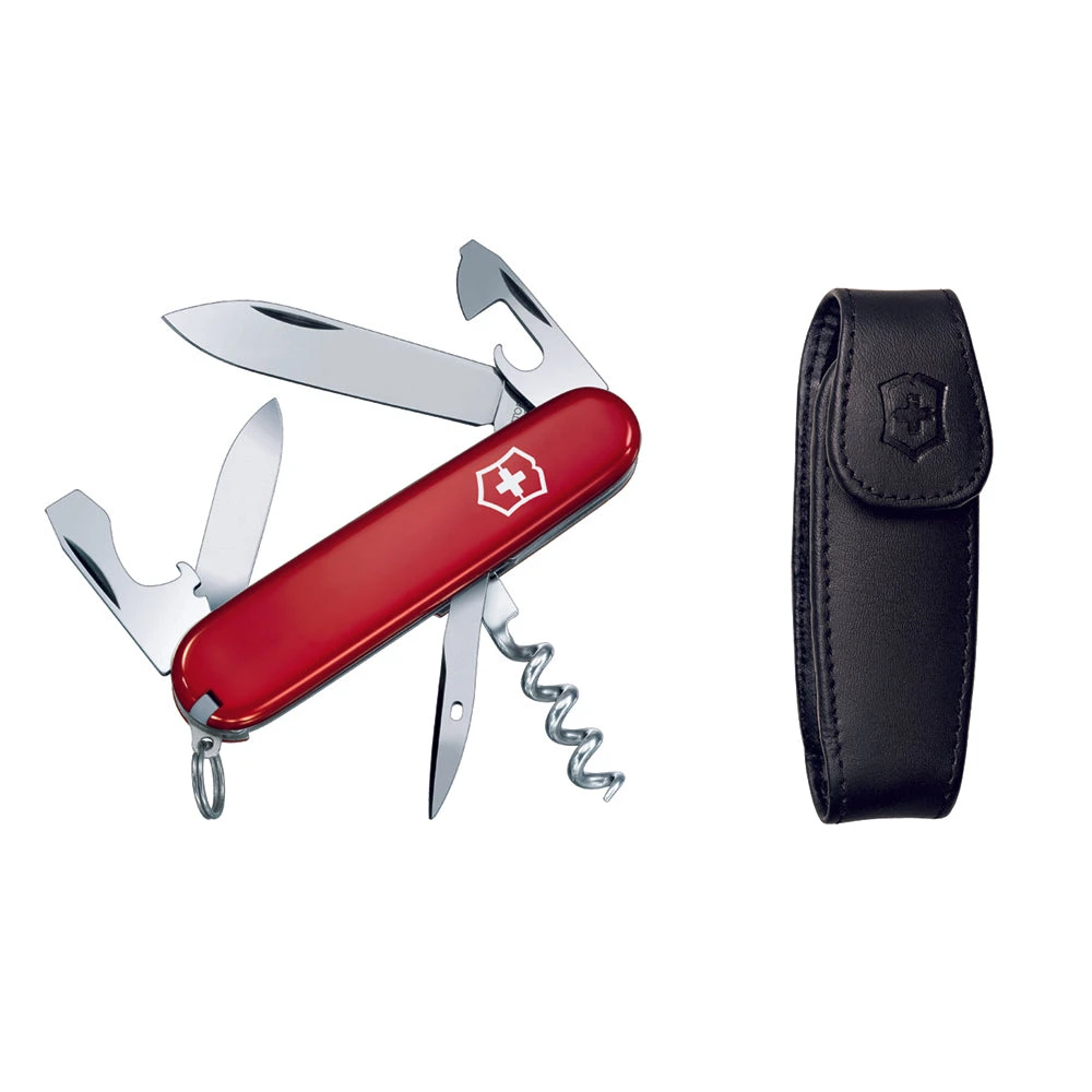 Victorinox Spartan Swiss Army Knife And Clip Pouch Set 3 Victorinox Spartan Swiss Army Knife And Clip Pouch Set