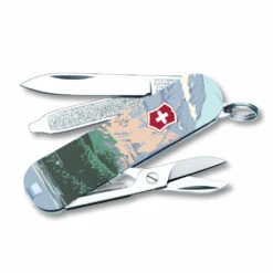 Victorinox Glacier National Park Poster Art Classic SD Swiss Army Knife -Professional Kitchen Tool Store SA55493x1000