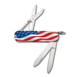 Victorinox US Flag Classic SD Designer Swiss Army Knife -Professional Kitchen Tool Store SA67407 American Flag NEW Logo Classic SD