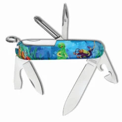 Victorinox Scuba Bear Tinker Designer Swiss Army Knife -Professional Kitchen Tool Store SA67535 Scuba Bear Tinker Back