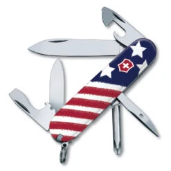 Victorinox Wounded Warrior Project Animated American Flag Tinker Swiss Army Knife 7 Victorinox Wounded Warrior Project Animated American Flag Tinker Swiss Army Knife -Professional Kitchen Tool Store SAK Tinker AnimatedFlag B3 55526 91mm S3