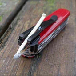 SwissQlip Swiss Army Knife Pocket Clip -Professional Kitchen Tool Store SGSQLIP91BLK Removing Tweezers For Use