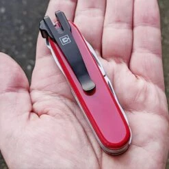 SwissQlip Swiss Army Knife Pocket Clip -Professional Kitchen Tool Store SGSQLIP91CHR In Hand x1000 24ca8073 5a1c 4461 8062 4a4b17e0ba27