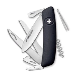 Swiza D07 Swiss Pocket Knife, Black