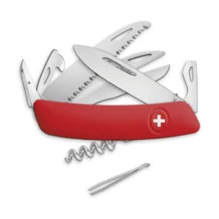 Swiza D09 Swiss Pocket Knife, Red -Professional Kitchen Tool Store SZA1301000 Swiza D09 458a900e 526f 452a ba3c 35cd63dd384c
