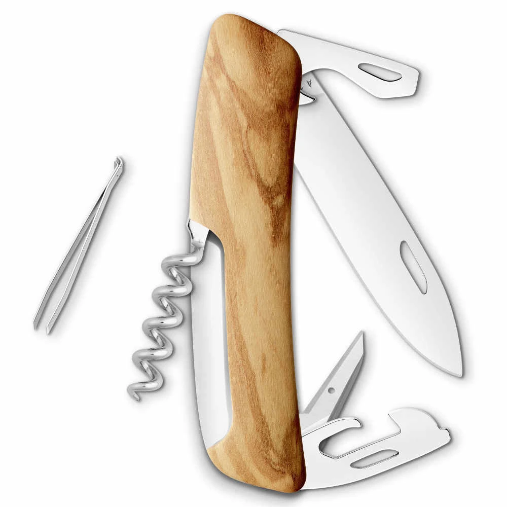 Swiza D03 Olive Wood Swiss Pocket Knife 4 Swiza D03 Olive Wood Swiss Pocket Knife - Image 2