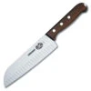 Victorinox Rosewood 7" Santoku Granton Knife -Professional Kitchen Tool Store VF47527