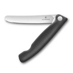 Swiss Classic 4.3" Foldable Paring Knife By Victorinox 17 Swiss Classic 4.3" Foldable Paring Knife By Victorinox -Professional Kitchen Tool Store VF67803F Black Folding Parer