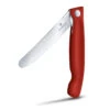 Swiss Classic 4.3" Foldable Serrated Paring Knife By Victorinox 1 Swiss Classic 4.3" Foldable Serrated Paring Knife By Victorinox -Professional Kitchen Tool Store VF67831F Foldable Serrated Parer Red Beauty Shot