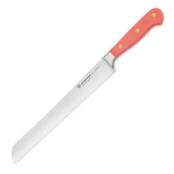 Wusthof Classic Colors 9" Double-Serrated Bread Knife -Professional Kitchen Tool Store WU1061706323 Wusthof Classic Colors 9 inch Bread Knife Coral Peach